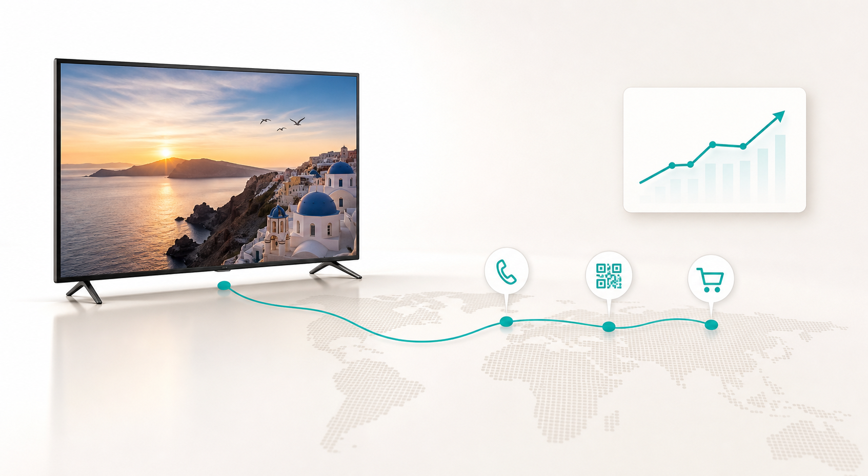 Television programming connected to worldwide distribution, viewer response, and measurable revenue